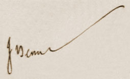 Signature de Jean Joseph Jules BENOIT